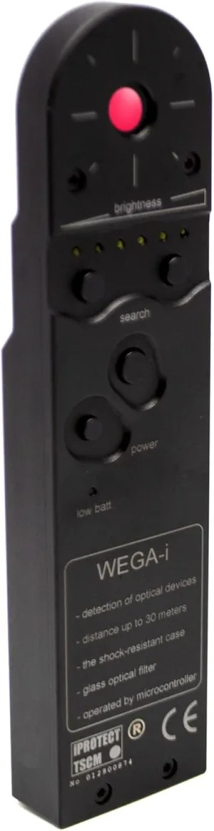 | WEGA i - Professional Hidden Video Camera Detector Spy Cam Finder DD1200