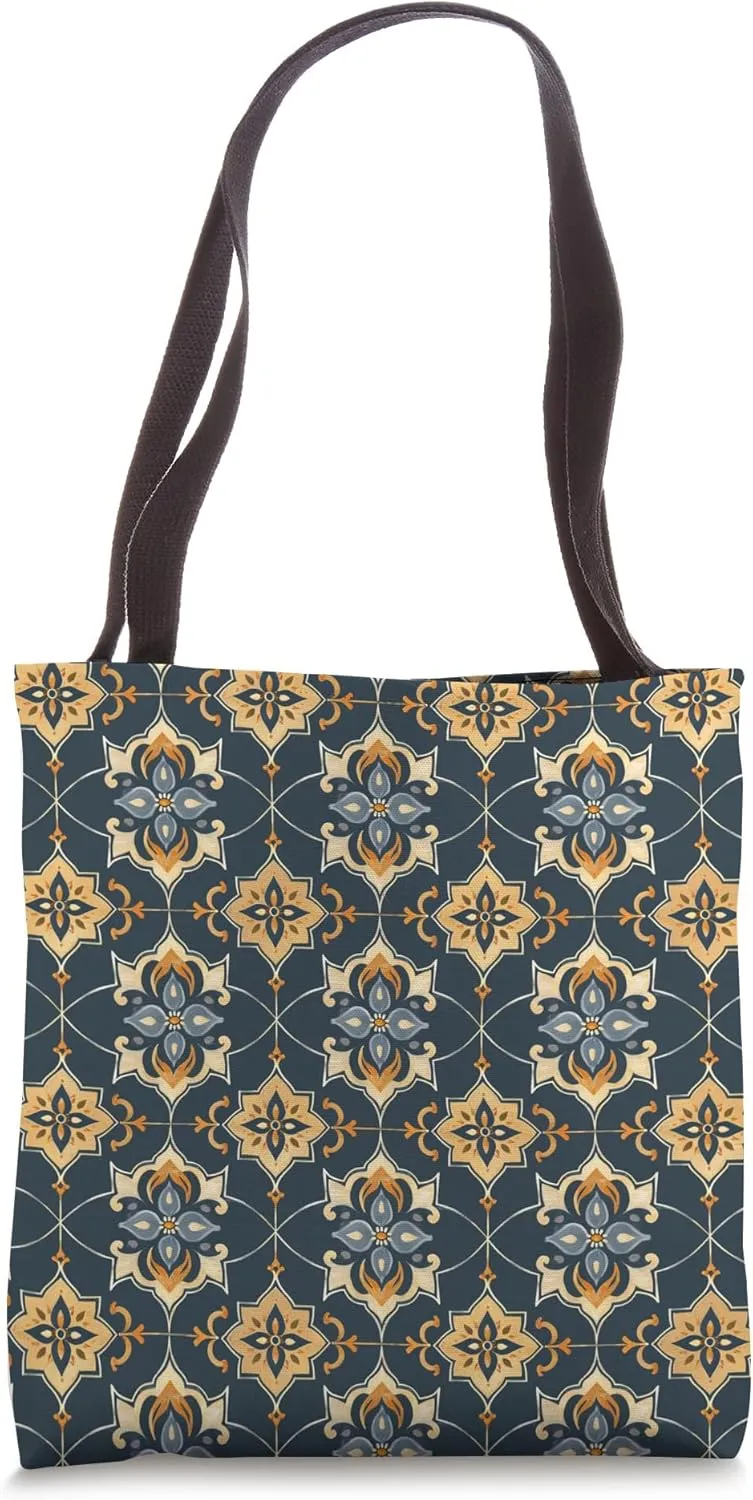 1001 Arabian Style Nights Pattern Tote Bag