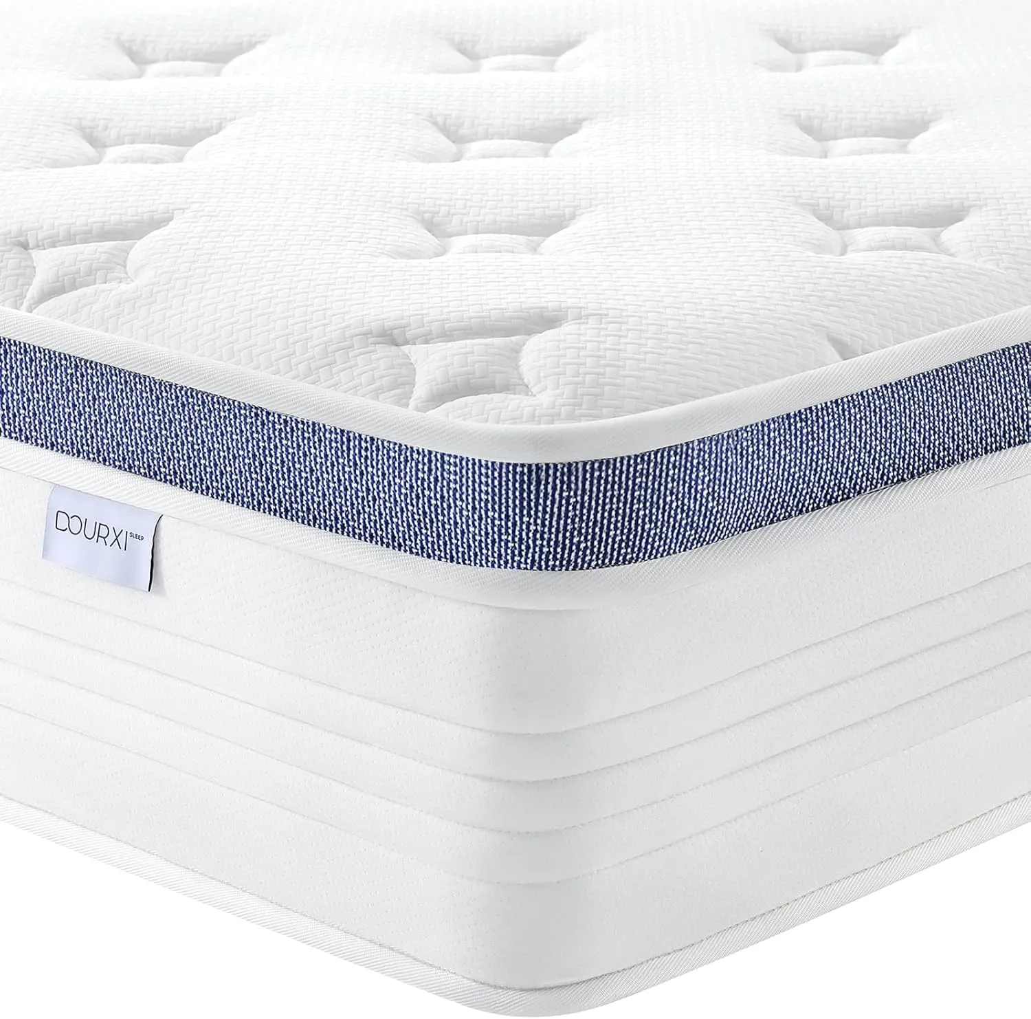 12 Inch Queen Size Mattress, Medium Plush Queen Hybrid Mattress with Gel Memory Foam for Better Sleep, Individually Pocketed Springs for Motion Isolation and Pressure Relief, 100-Night Trial