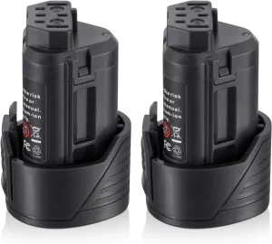 12V 3.0Ah Li-ion Replacement Battery for Ridgid 12v Battery R82007 AC82008 R82009 R82048 R82049 AC82049 130188001 130219001 130446011, 2 Packs