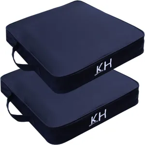 2 Pieces Bleacher Seat Cushions, Indoor&Outdoor Chair Cushions, Stadium Seat Cushions for Bleachers, Boat Canoe Kayak Seat, Best for Camping, Bleachers, Sports Events