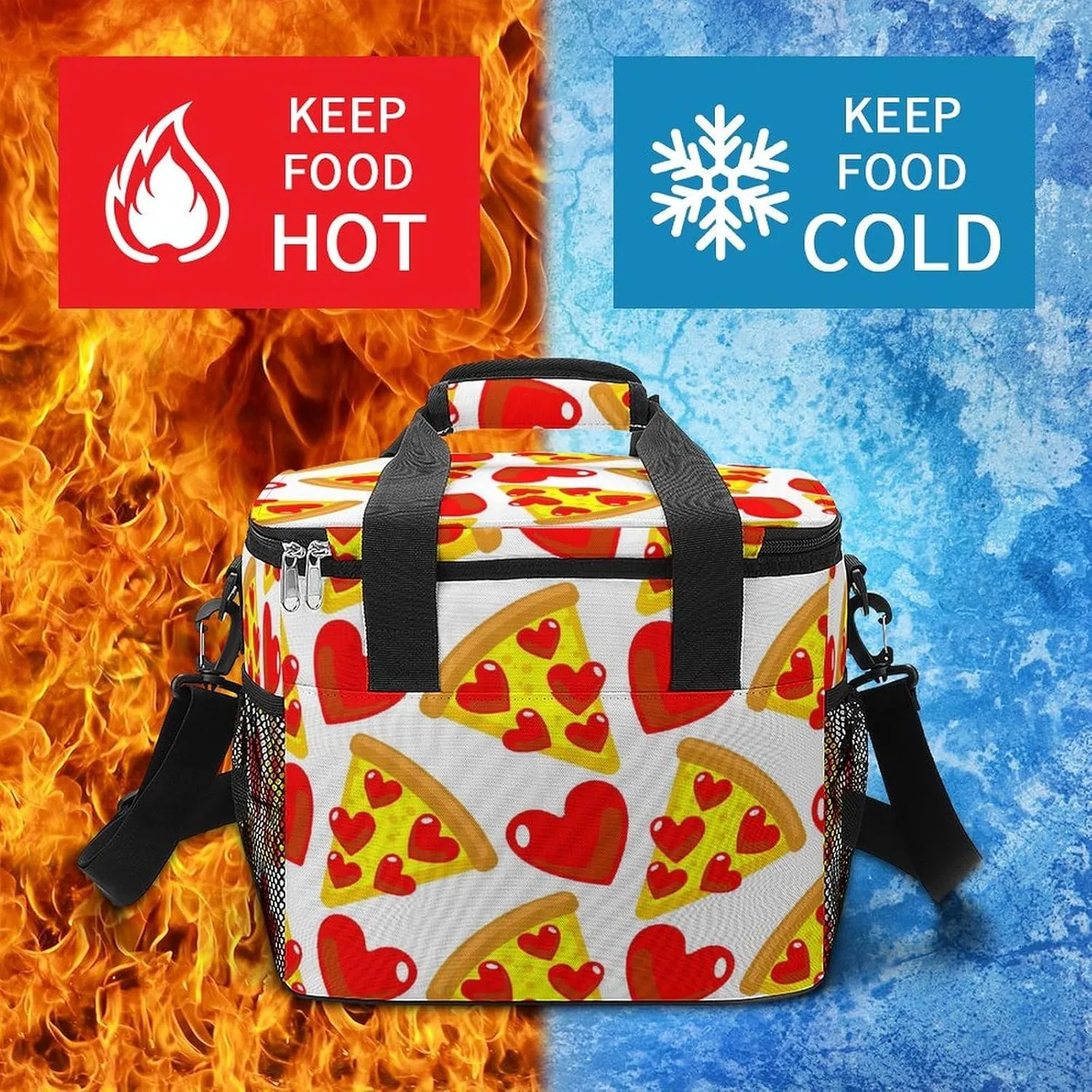 22.5L Waterproof Soft Cooler BagInsulated Lunch Box for Camping Fishing Beach Road Trips