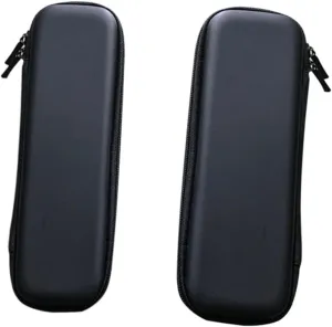 2Pcs Makeup Brush Storage Bag Portable Cosmetic Organizer for Eye Makeup Tools Durable and Stylish Design Capacity for Brushes Cosmetics for Travel
