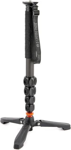 3 Legged Thing Legends Alana Carbon Fibre Monopod Kit - Travel-Friendly Camera Monopod for Professional Photographers & Videographers (ALANAKITDARK)