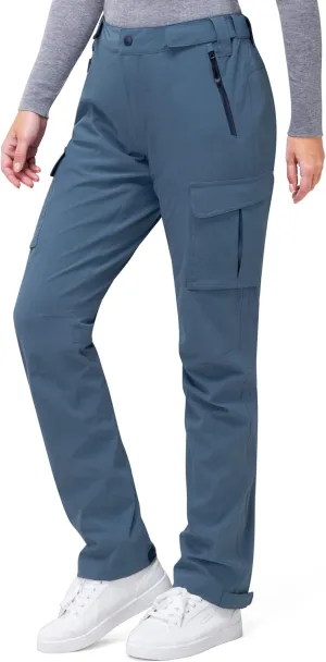33,000ft Women's Rain Pants, Waterproof Lightweight Breathable Rain Overall Hiking Pants