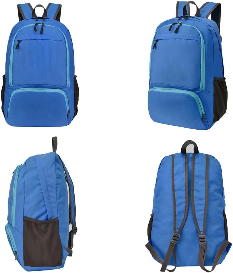 35L Hiking Backpack Ultralight Lightweight Packable Foldable Water Resistant Travel Camping Outdoor Daypack (Blue1)