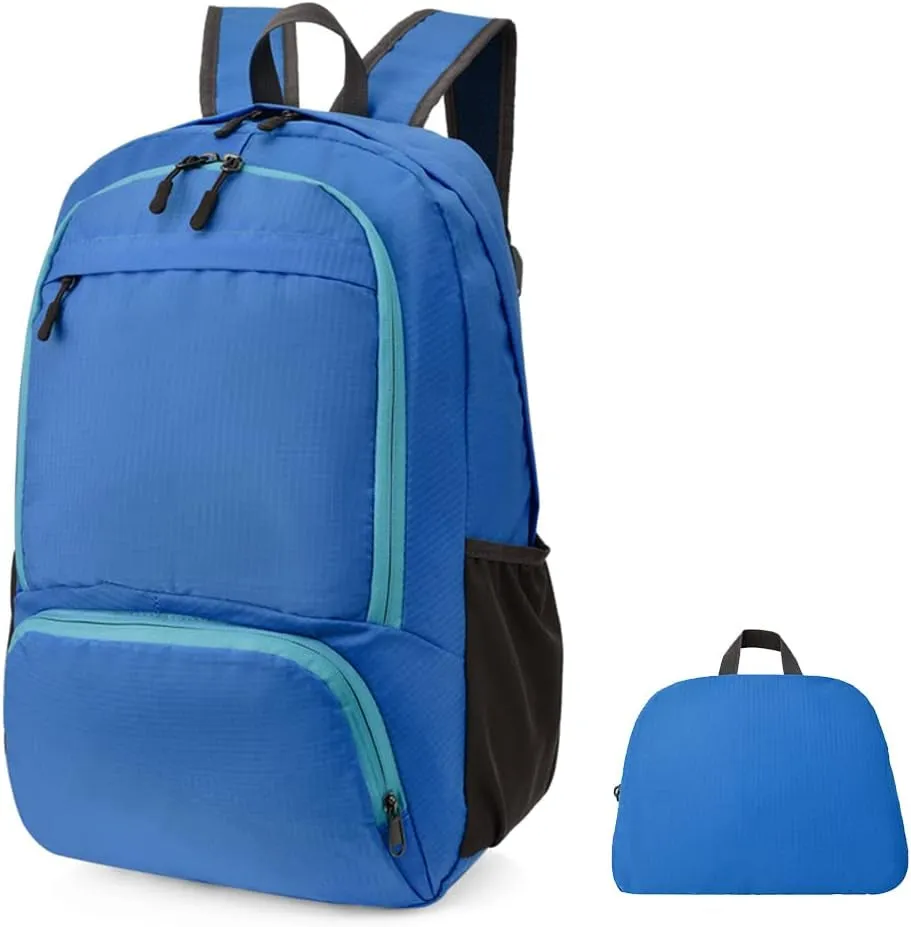 35L Hiking Backpack Ultralight Lightweight Packable Foldable Water Resistant Travel Camping Outdoor Daypack (Blue1)