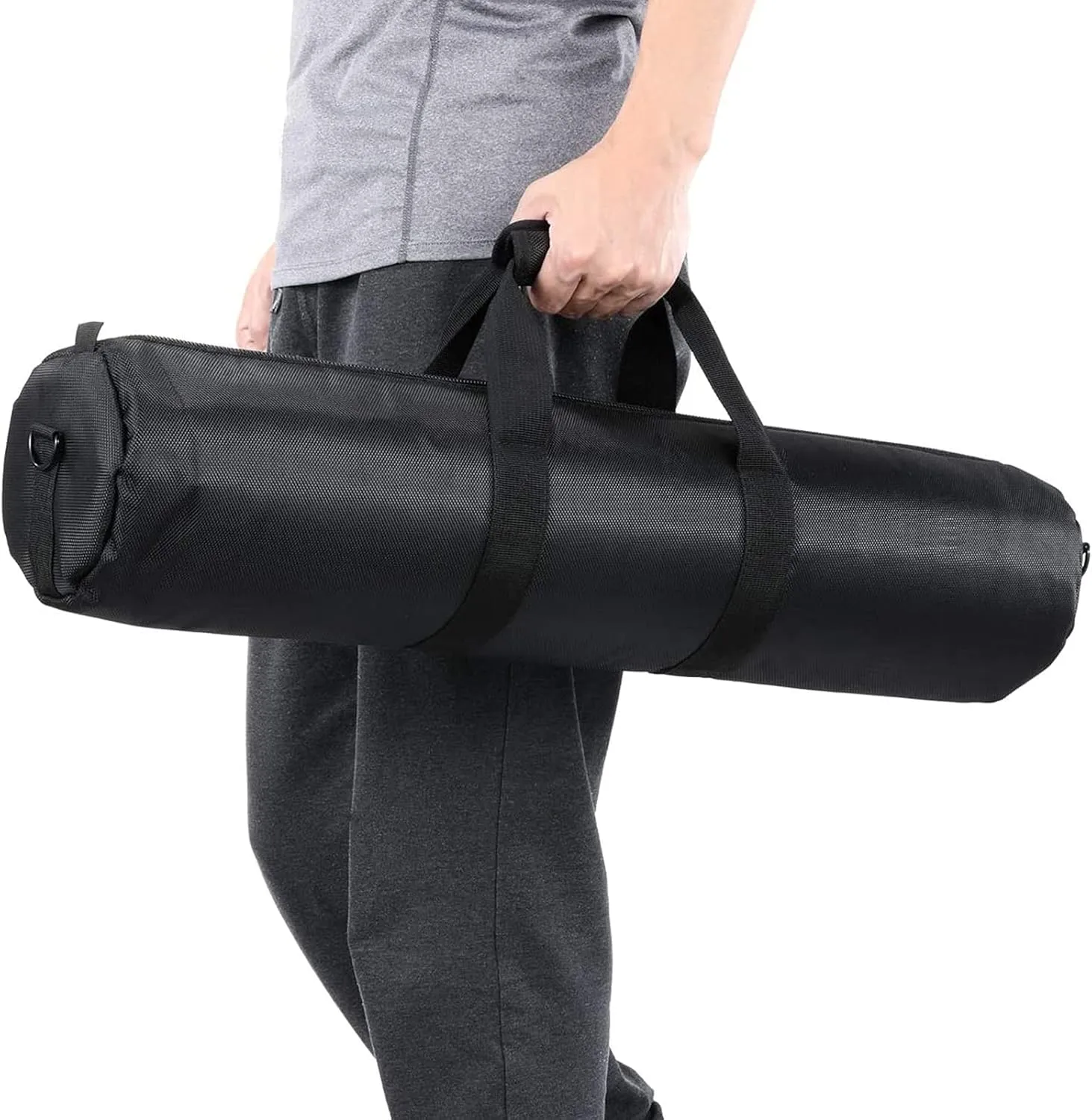 39in/100cm Tripod Carrying Case, Heavy Duty Nylon Bag with Shoulder Strap, Padded for Light Stand, Tripods, Monopods, Umbrellas, Softboxes, Boom Stand, Speaker Stands, Mic Stands
