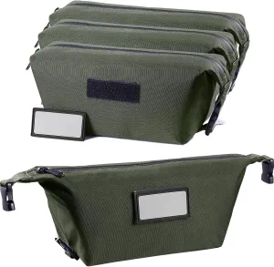 4-Pack Tactical Ammo Bag, CITYCHASE Ammo Pouch with Adjustable Handle Bunkle & Rubber ID Patches, Loose Molle Pouches Ammo Case for Rifle Pistol Range Bag