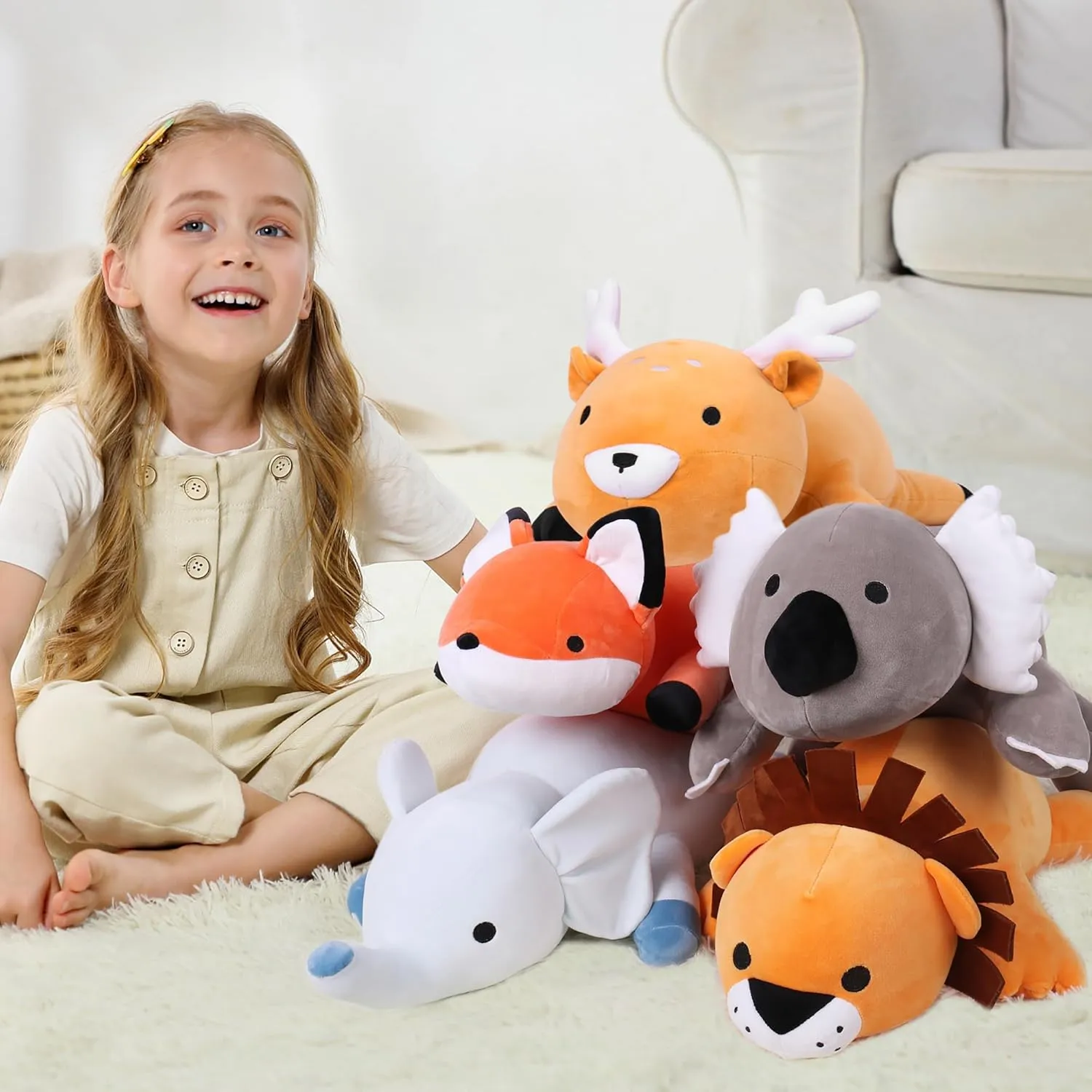 4.2lbs Weighted Koala Stuffed Animals, 24" Cuddle Koala Stuffed Animal Pillow, Big Weighted Stuffed Animals for Anxiety Gifts for Kids & Adults