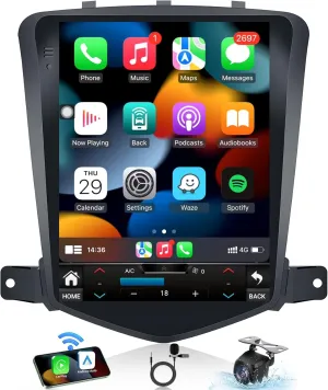 4Core   64GB Android 13 Upgrade Car Radio for Chevrolet Chevy Cruze 2009-2015: 10.4 Inch 1024 * 768 HD IPS Tesla Style Touchscreen Stereo Wireless Carplay Andriod Auto Backup Camera GPS 5G WiFi FM