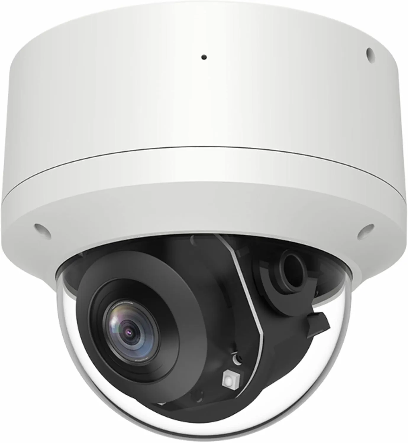 4K 2.5'' PoE PTZ IP Camera with Mic/Audio, 8MP IP Dome Security Camera, Waterproof IP66, 60ft IR Night Vision, Pan 0~355° Tilt 0~90°, 2.8mm Lens, Compatible with Third-Part NVRs Softwares