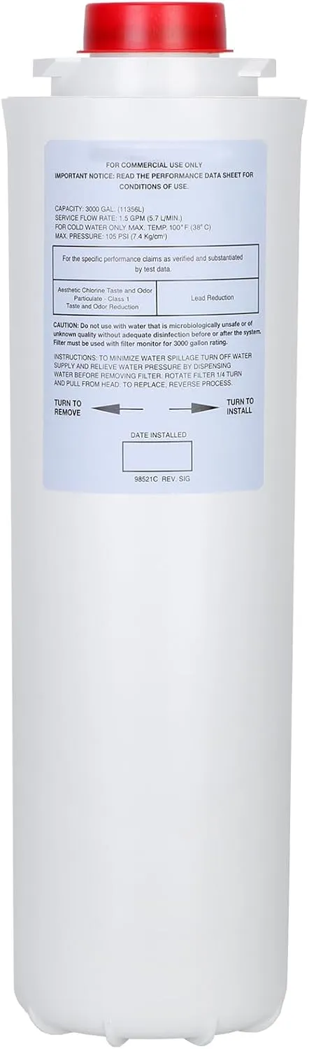 51300-C (2 Packs-No Chip),Compatible with EzH2O Replacement Bottle Station High Capacity 3000 Gallon,Replacement EWF3000 for 51300-C ERF750, 51299C, 55898C