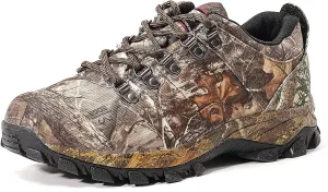 8 Fans Men's Waterproof Trekking Hiking Shoes,Lightweight Camo Walking Hunting Sneakers with Memory Foam Insole for Men&Women…