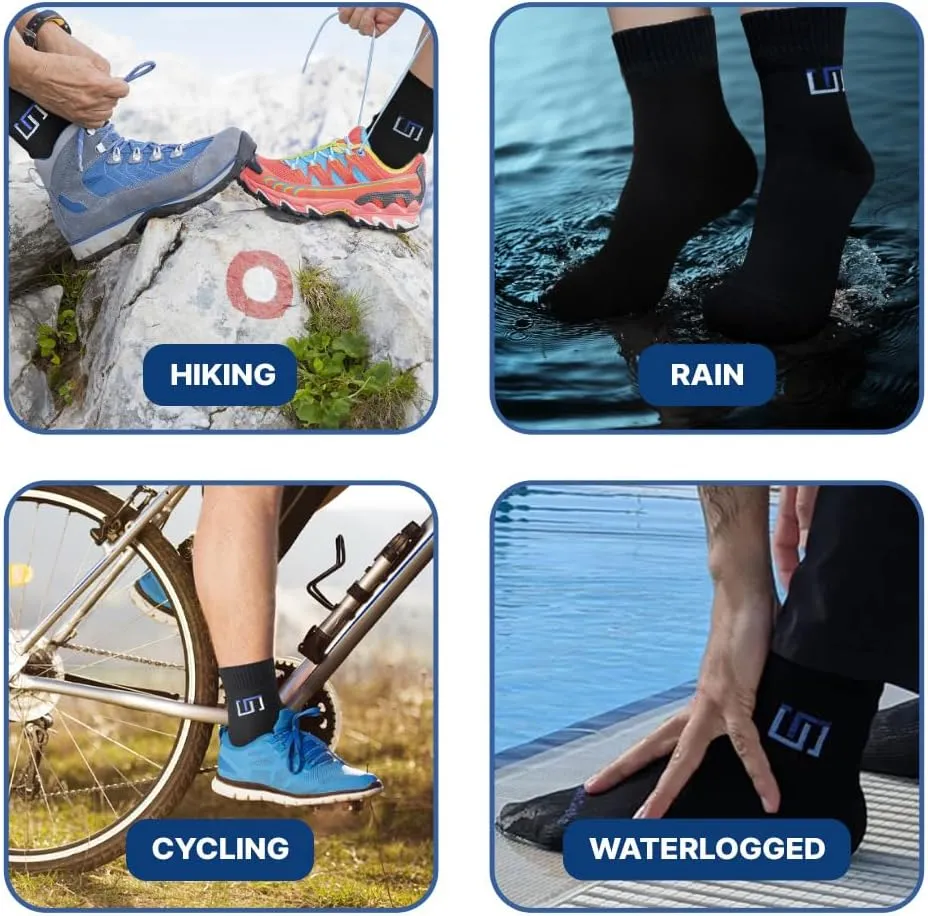ABDEEZ The Wudhu Socks – Waterproof Socks for Men & Women Breathable for Outdoor Activities