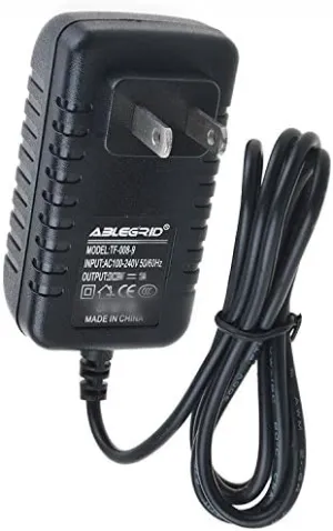 ABLEGRID AC/DC Adapter for KKMOON IPC-8600 IPC-8600ADHS 7 CCTV IP Camera Tester HD LCD Monitor DC 12V/in 12VDC in Power Supply Cord Cable PS Wall Home Charger Mains PSU