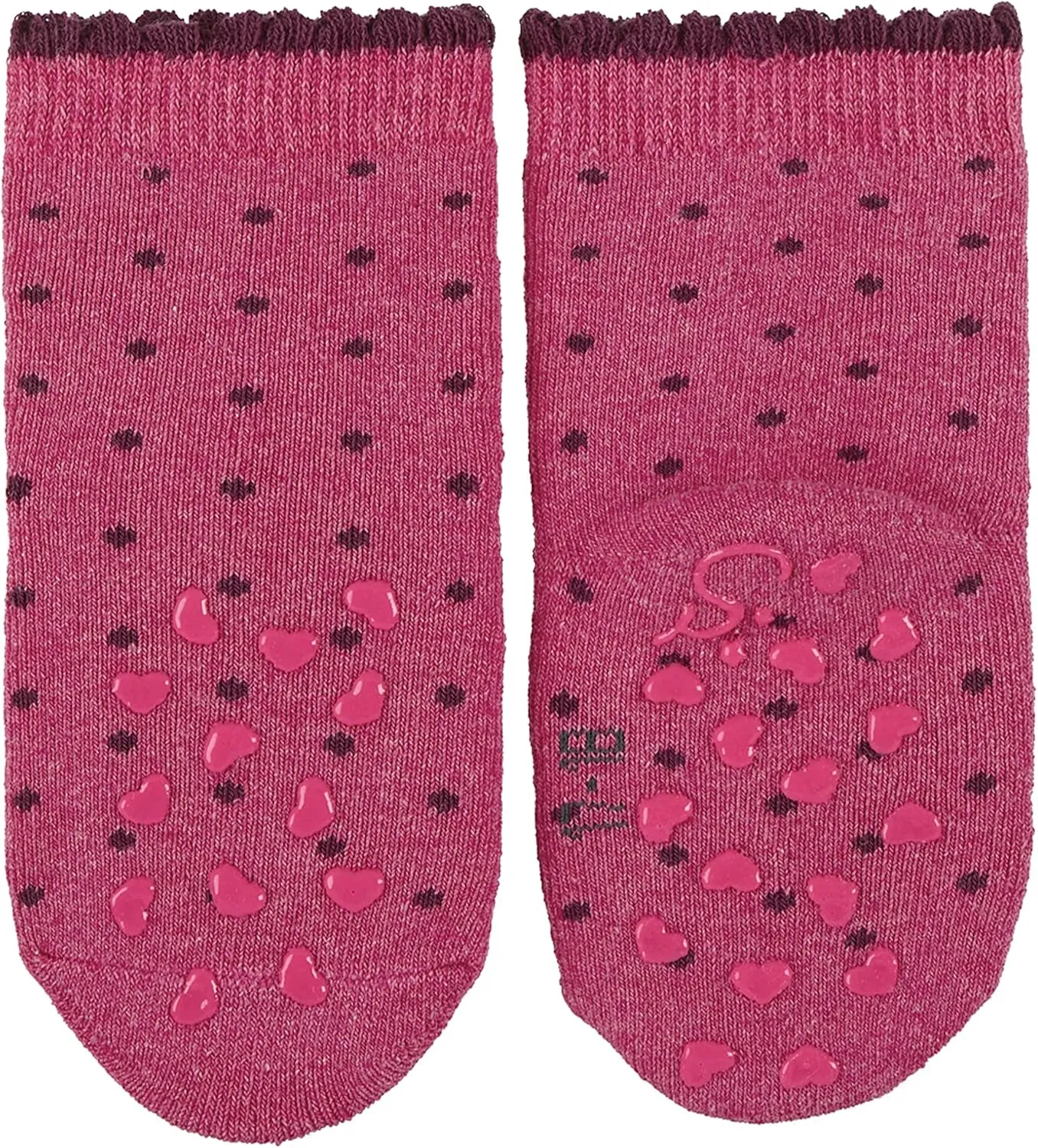 ABS crawling socks double pack sheep baby girls children's sock