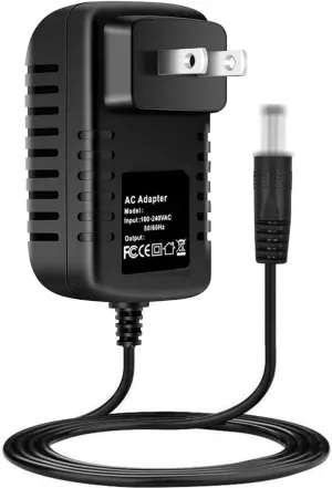AC Adapter for KKMOON dvr1104 CCTV DVR HD Camera DC Power Supply Charger Cord Cable, Compatible Replacement
