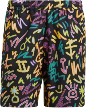 adidas Originals Women's Love Unites Doodle Printed Woven Short