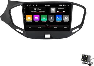 ADMLZQQ for Lada Vesta 2015-2020 Car Stereo Radio Car-Play Android Auto,9 Inch Touch Screen 2 Din GPS Sat Navi Multimedia with Bluetooth 4G WiFi Backup Camera SWC Mirror Link
