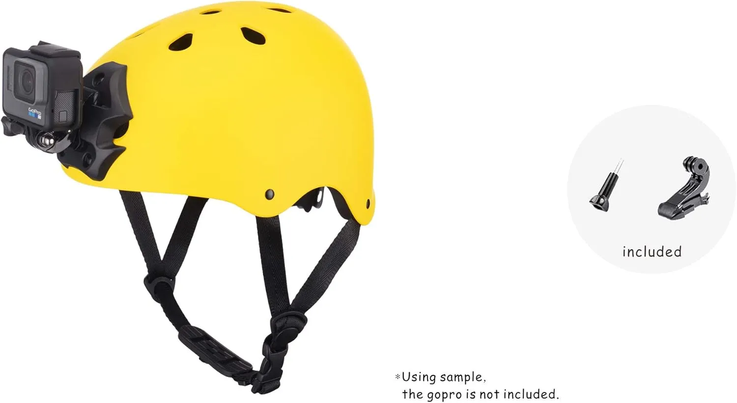 Adult Rafting Kayaking Watersports Helmet with Camera Clamp Mount Plate