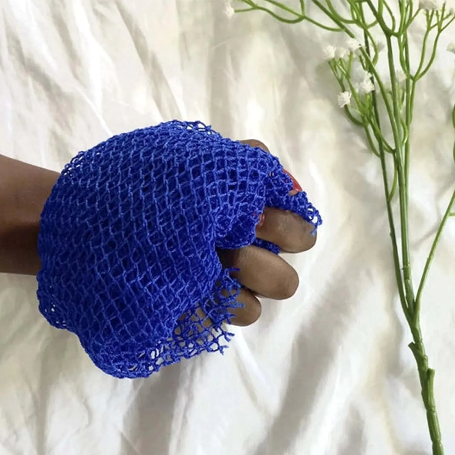 Afro Scrub African Exfoliating Net Sponge - Afroscrub Body Scrubber for Bath & Shower, Exfoliating Washcloth for Daily Use, Premium Bath Sponge (5 Pcs B)