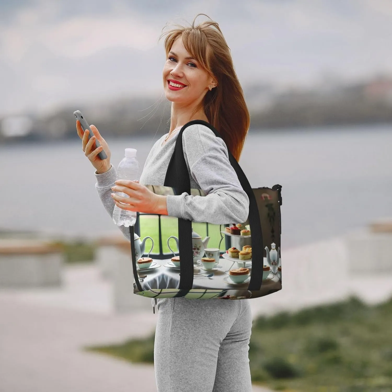 Afternoon Tea Travel Bags, Weekender Carry On For Women, Sports Gym Bag, Workout Duffel Bag,Overnight