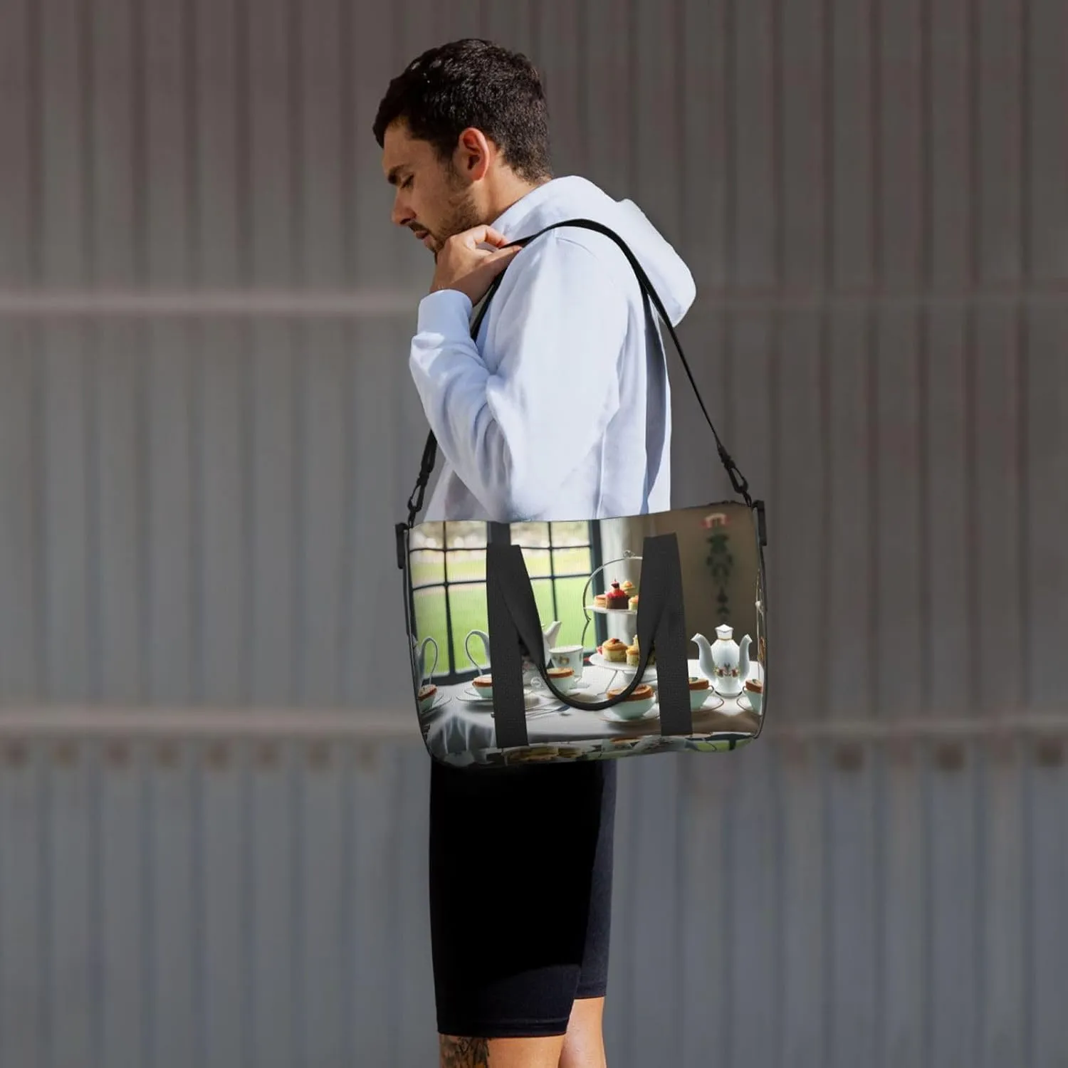 Afternoon Tea Travel Bags, Weekender Carry On For Women, Sports Gym Bag, Workout Duffel Bag,Overnight