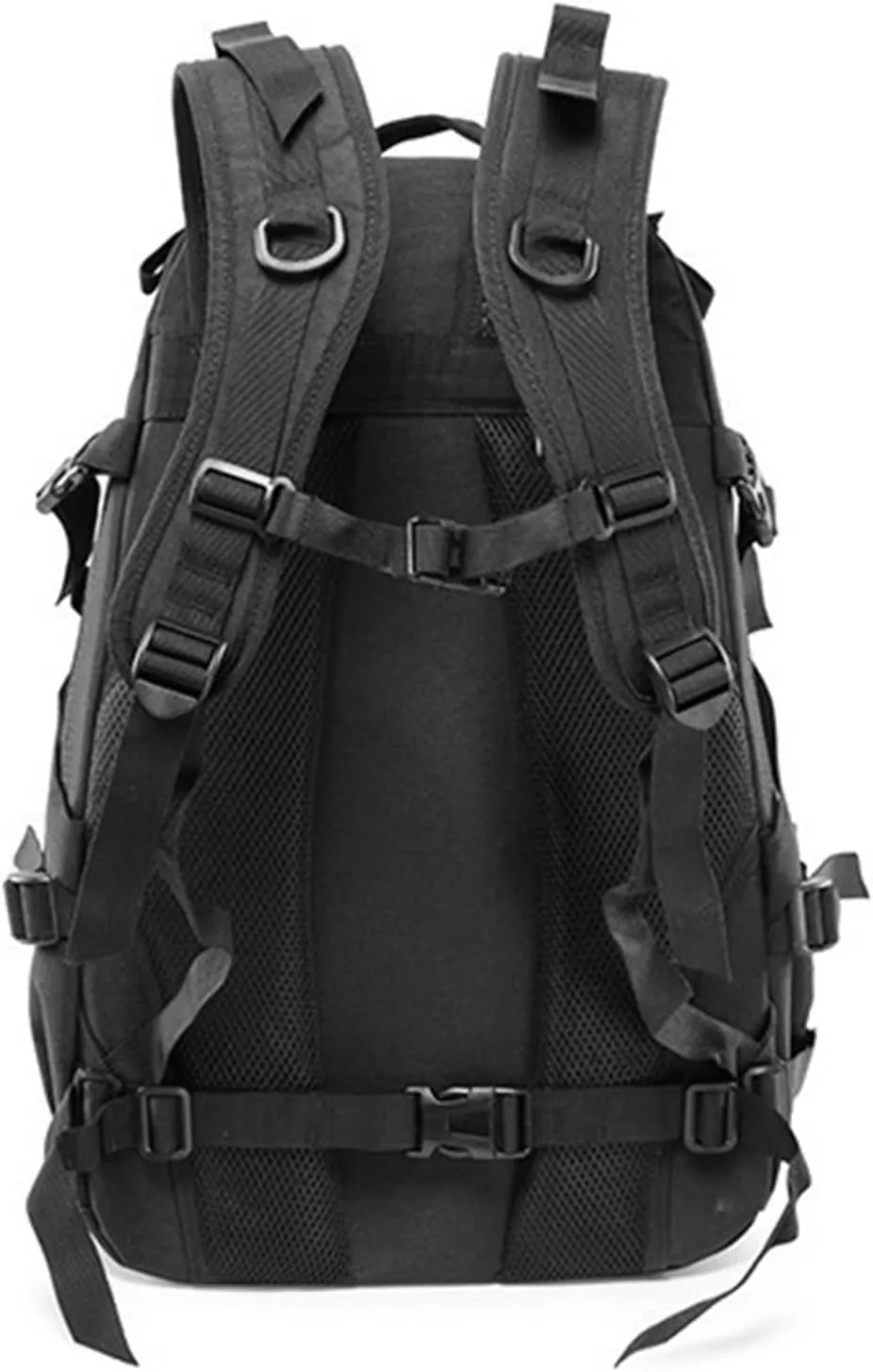 aiGear Tactical Backpack for Men, 25L Military Backpack, 3-Day Bug Out Bag for Camping Hiking Hunting with Molle System Army Daypack (25L Black)