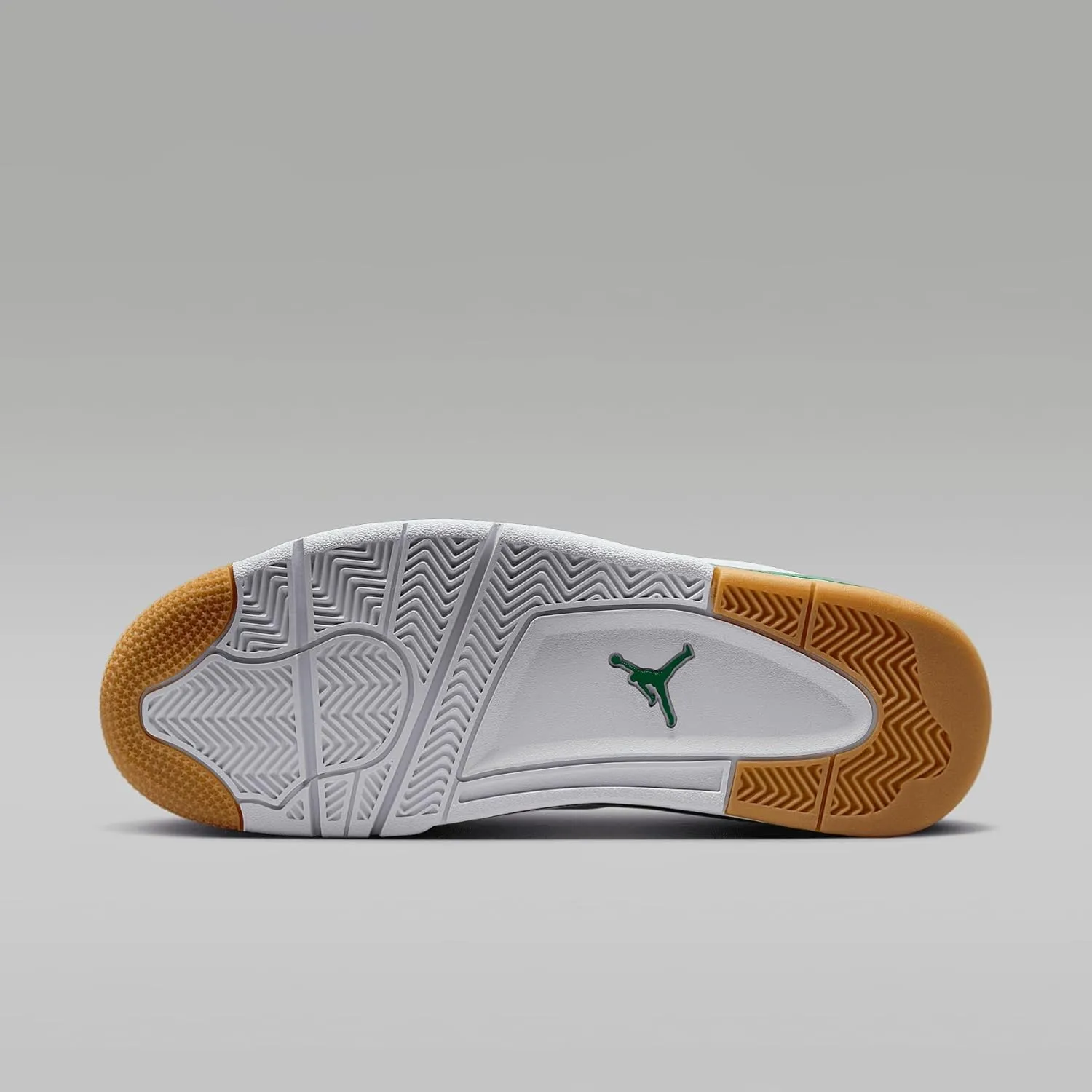 Air Jordan 4 RM Men's Shoes (FQ7939-103, White/Neutral Grey/Wolf Grey/Pine Green)