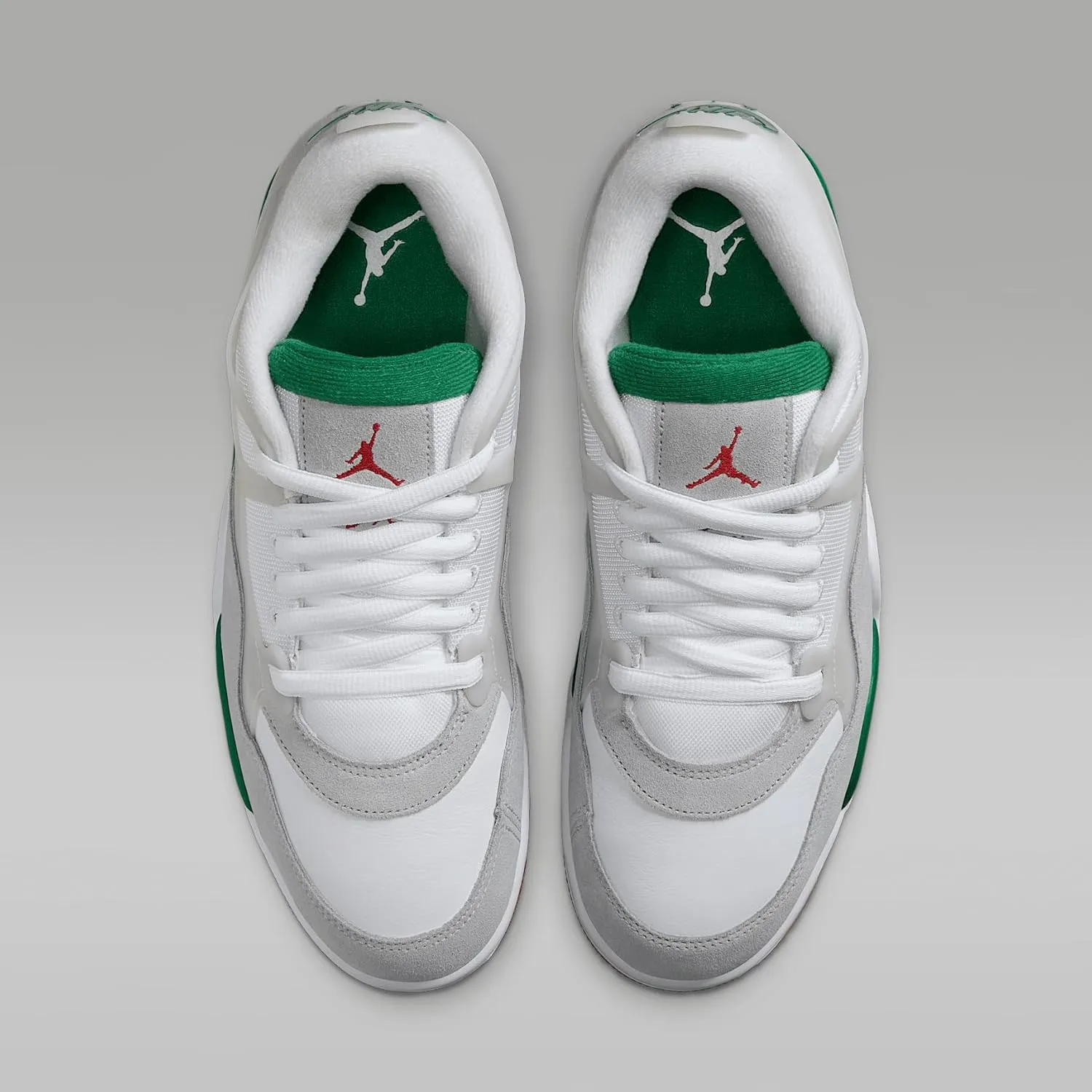 Air Jordan 4 RM Men's Shoes (FQ7939-103, White/Neutral Grey/Wolf Grey/Pine Green)
