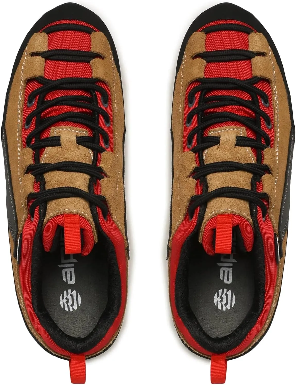 Alpina Royal Men's Premium Leather Waterproof Shoes Breathable Hiking Lightweight Shoes with Vibram Sole
