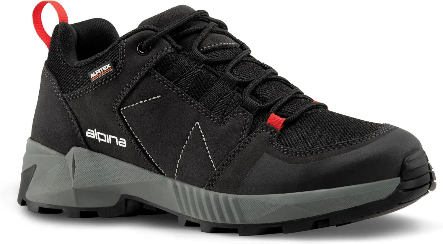 Alpina Tracker Men's Hiking Shoes | Suede Leather & Textile Upper | Breathable and Slip Resistant | Waterproof