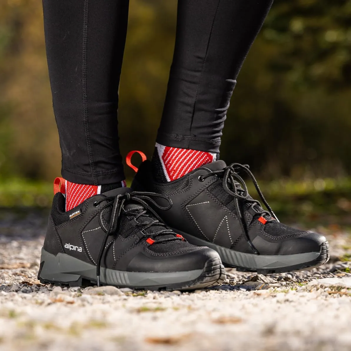 Alpina Tracker Men's Hiking Shoes | Suede Leather & Textile Upper | Breathable and Slip Resistant | Waterproof