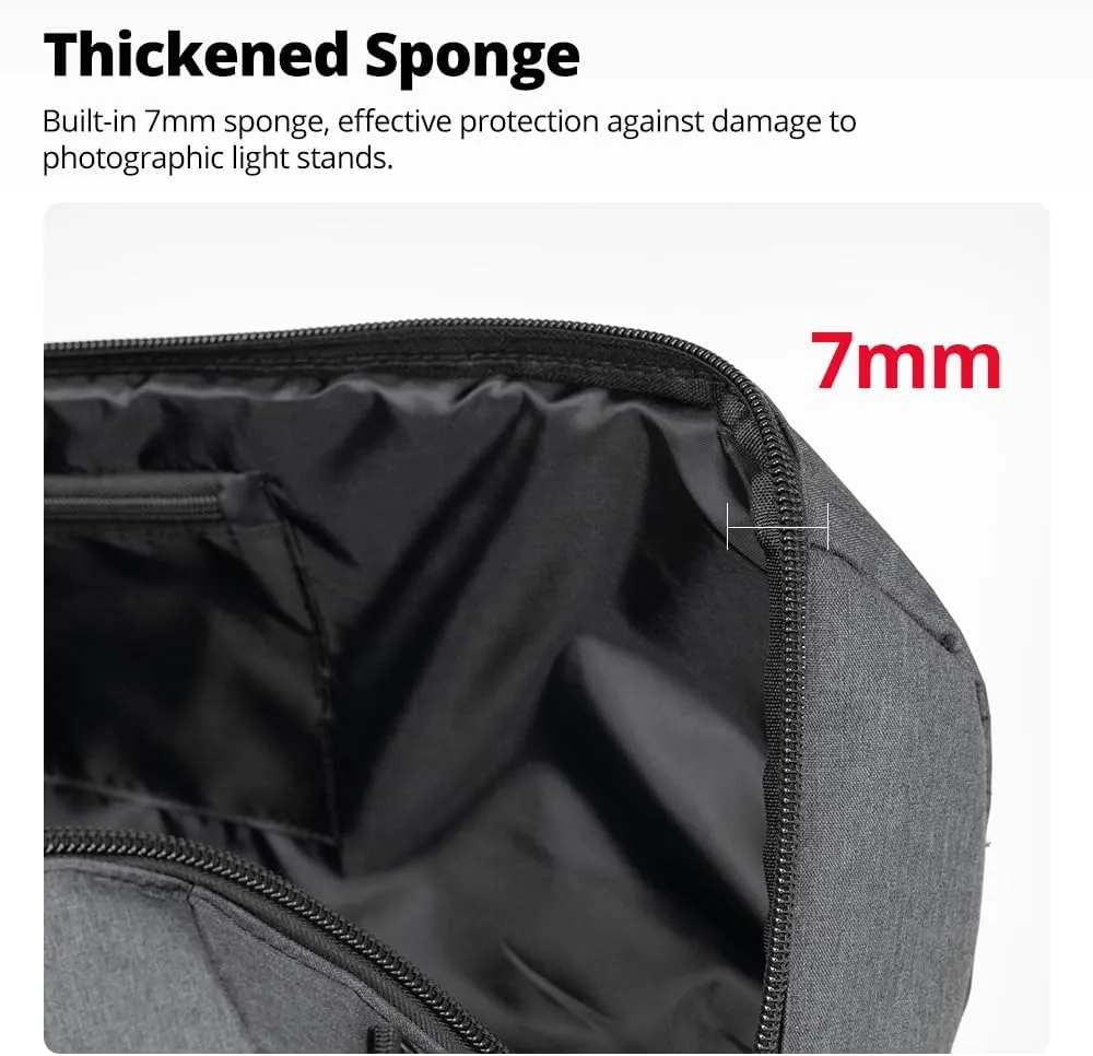 AMBITFUL Widened Version Tripod Carrying Case Bag 21/25/31/39/43/47/51/55/ for Light Stands,Boom Stand,Umbrella and Tripod Photography Accessories (21.65in(55cm)*Φ7.08in(18cm))