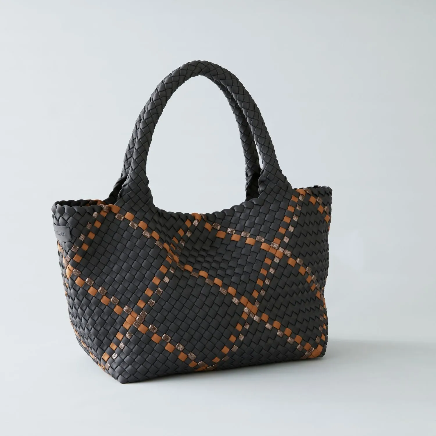 Amsterdam Crossbody Tote - Pewter