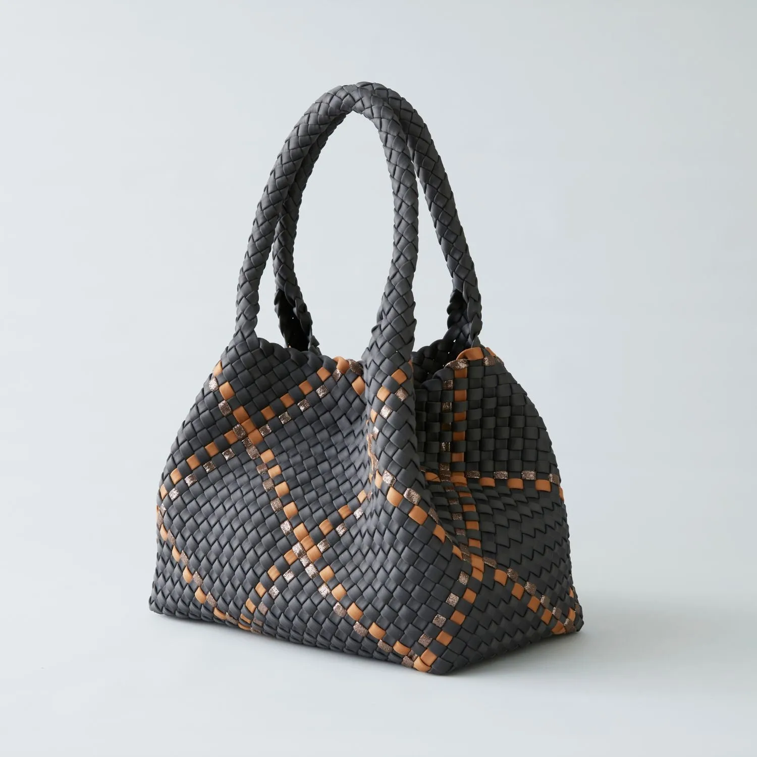 Amsterdam Crossbody Tote - Pewter