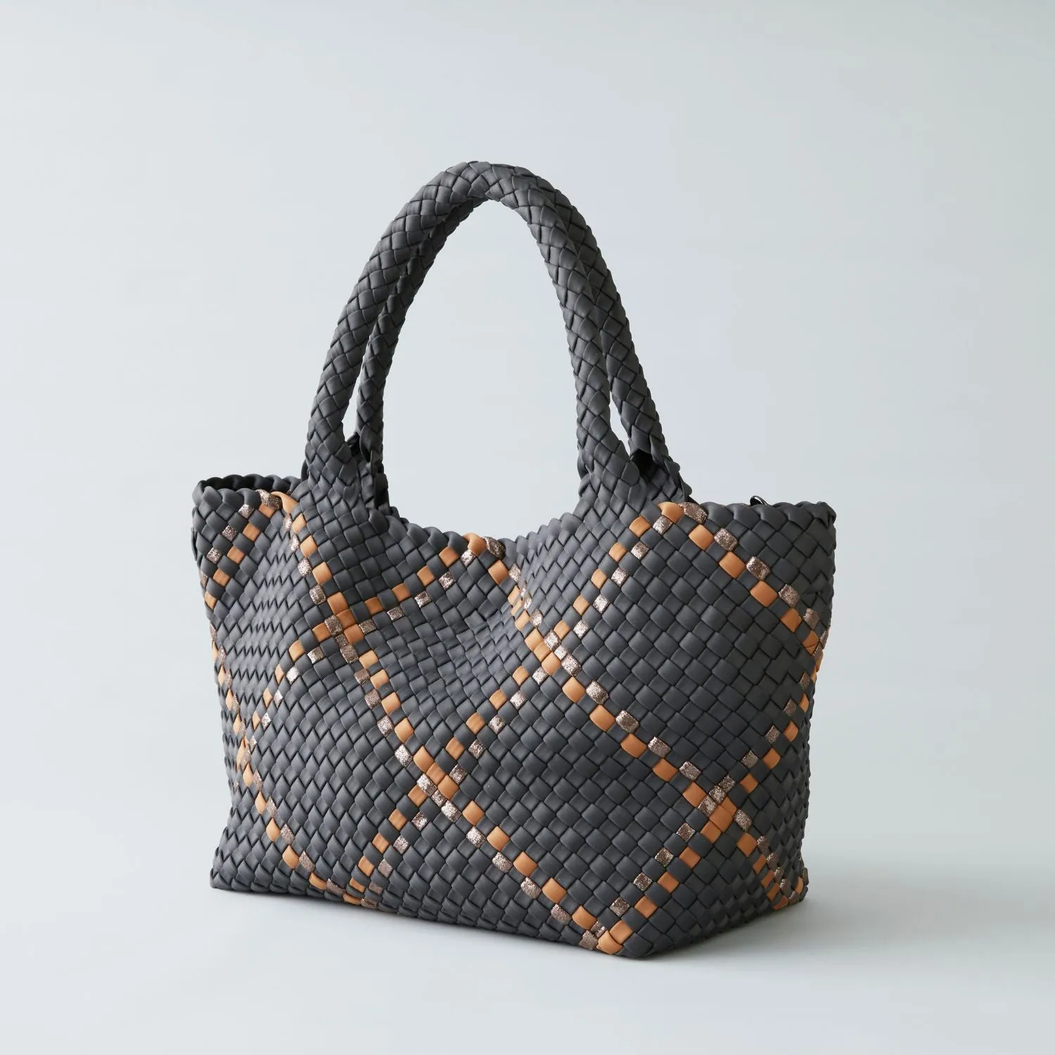 Amsterdam Crossbody Tote - Pewter