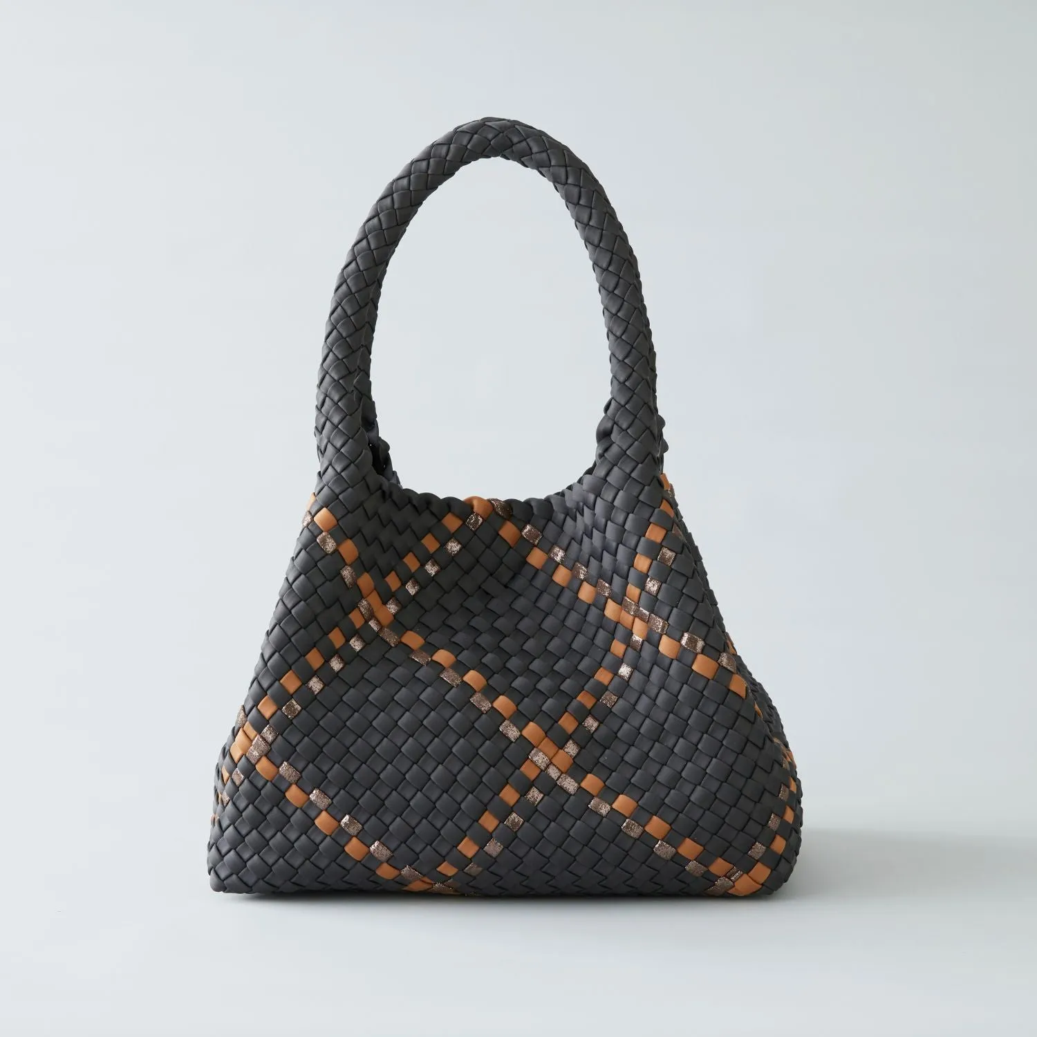 Amsterdam Crossbody Tote - Pewter