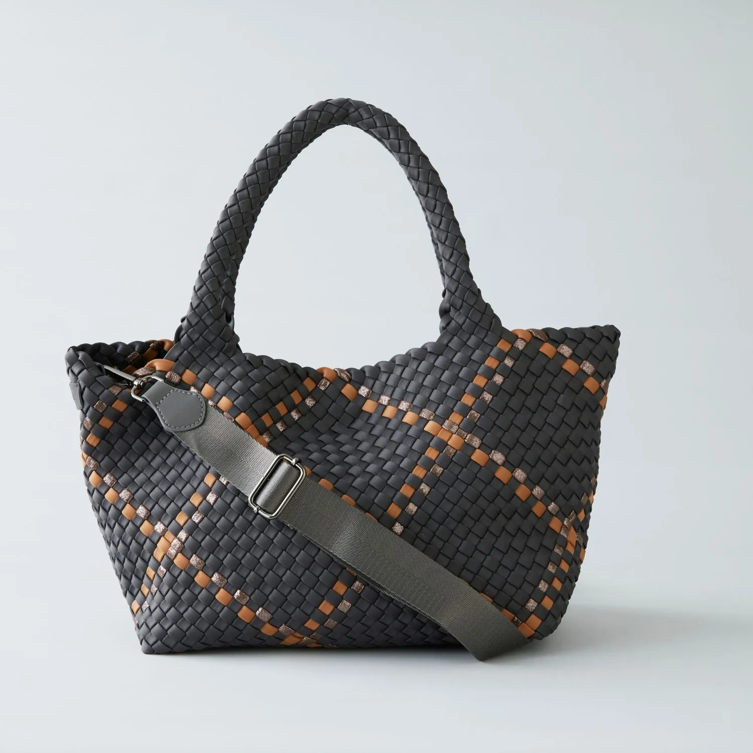 Amsterdam Crossbody Tote - Pewter