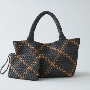Amsterdam Crossbody Tote - Pewter