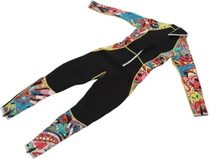 and Functional Women's Diving Suit 3mm One Piece Wetsuit for Surfing Snorkeling Kayaking Thermal Swimsuit for Extreme Water Sports (L)