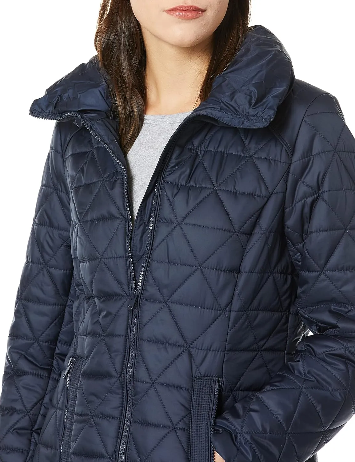 Andrew Marc Women's Cypress Quilted Polyfill Puffer Coat
