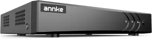 ANNKE 3K Lite H.265  Security DVR Recorder with AI Human/Vehicle Detection, 8CH Hybrid 5-in-1 CCTV DVR for Surveillance Camera, Supports 8CH Analog and 2CH IP Cameras, Remote Access (No Hard Drive)
