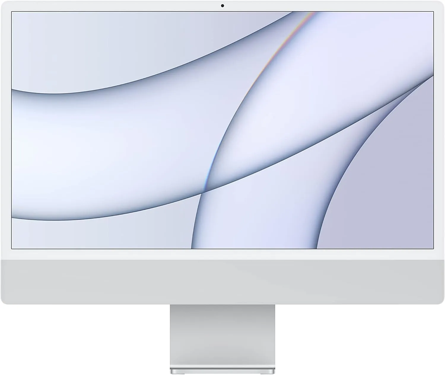 Apple 2021 iMac All in one Desktop Computer with M1 chip: 8-core CPU, 8-core GPU, 24-inch Retina Display, 8GB RAM, 256GB SSD Storage, Matching Accessories. Works with iPhone/iPad; Silver