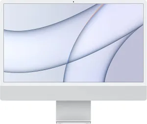 Apple 2021 iMac All in one Desktop Computer with M1 chip: 8-core CPU, 8-core GPU, 24-inch Retina Display, 8GB RAM, 256GB SSD Storage, Matching Accessories. Works with iPhone/iPad; Silver