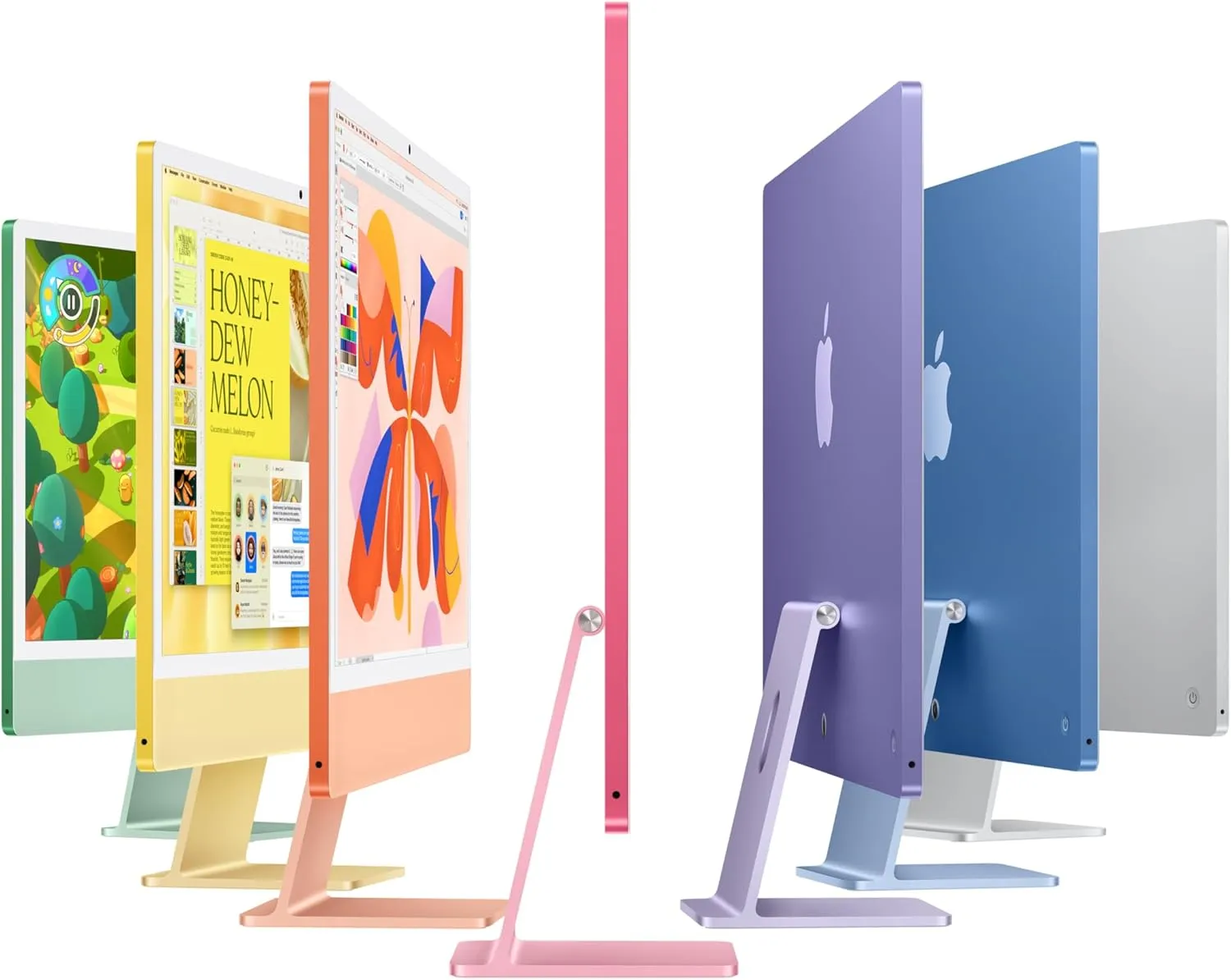 Apple 2024 iMac All-in-One Desktop Computer with M4 chip with 8-core CPU and 8-core GPU: Built for Apple Intelligence, 24-inch Retina Display, 16GB Unified Memory, 256GB SSD Storage; Green