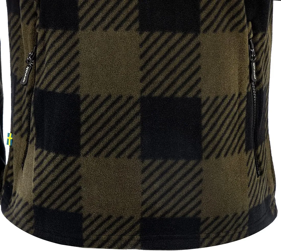 ARRAK OUTDOOR Canada Unisex Fleece Jacket, Unique Reinforcing Technique, Crosshatch Pattern, for Any Outdoor Adventure