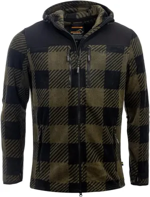 ARRAK OUTDOOR Canada Unisex Fleece Jacket, Unique Reinforcing Technique, Crosshatch Pattern, for Any Outdoor Adventure