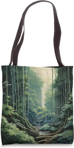 Artful Bamboo Expressions A Gateway to Serenity Tote Bag